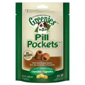 Greenies Pill Pockets With Real Peanut Butter Capsules Dog Treat | 7.9 oz