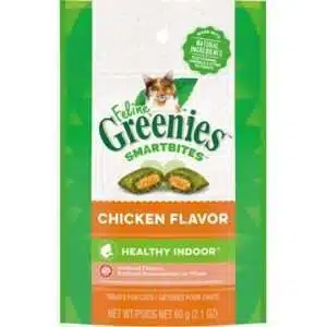 Greenies Smartbites Healthy Indoor Chicken Cat Treats 4.6-oz