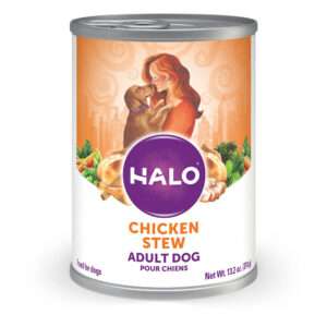 Halo Holistic Adult Chicken Stew Canned Dog Food - 5.5 oz, case of 12