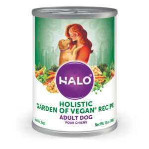 Halo Holistic Garden of Vegan Recipe Canned Dog Food - 5.5 oz, case of 12