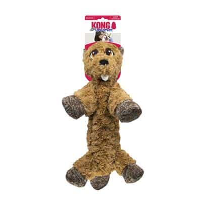 KONG Low Stuff Flopzie Beaver Dog Toy Dog Toy Medium
