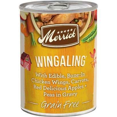 Merrick Grain Free Wingaling Canned Dog Food 12.7-oz, case of 12