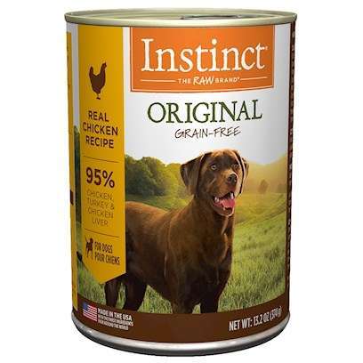 Nature's Variety Instinct Grain-Free Chicken Formula Canned Dog Food 13.2-oz, case of 6