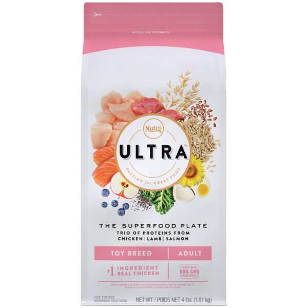 Nutro Ultra toy Breed Adult Dry Dog Food - 4 lb Bag