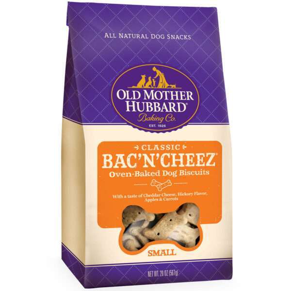 Old Mother Hubbard Classic Bac'N'Cheez Biscuits Small Dog Treat | 20 oz
