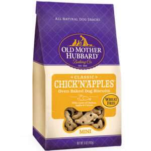 Old Mother Hubbard Classic Chick'N'Apples Biscuits Mini Dog Treat | 5 oz