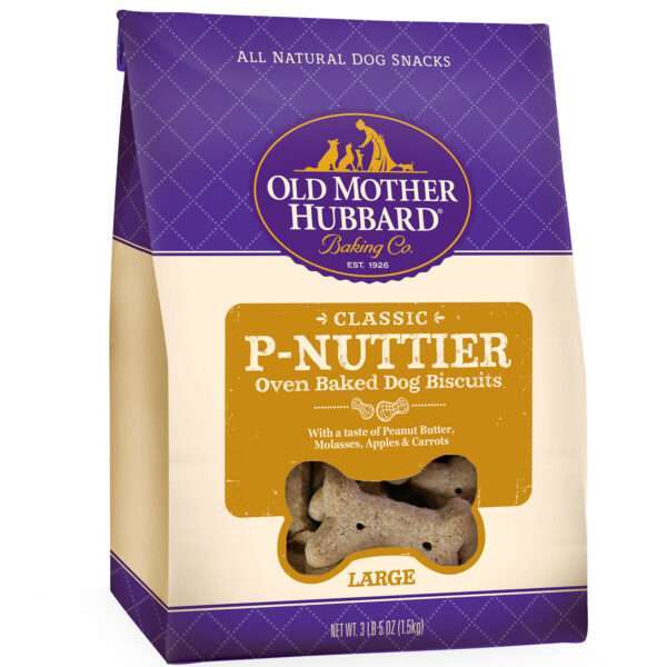 Old Mother Hubbard Classic P Nuttier Biscuits Large Dog Treat | 3.3 lb