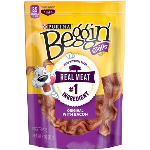 Purina Beggin' Strips Bacon Dog Treat | 40 oz