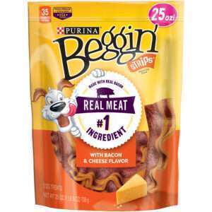 Purina Beggin' Strips Bacon & Cheese Dog Treat | 6 oz