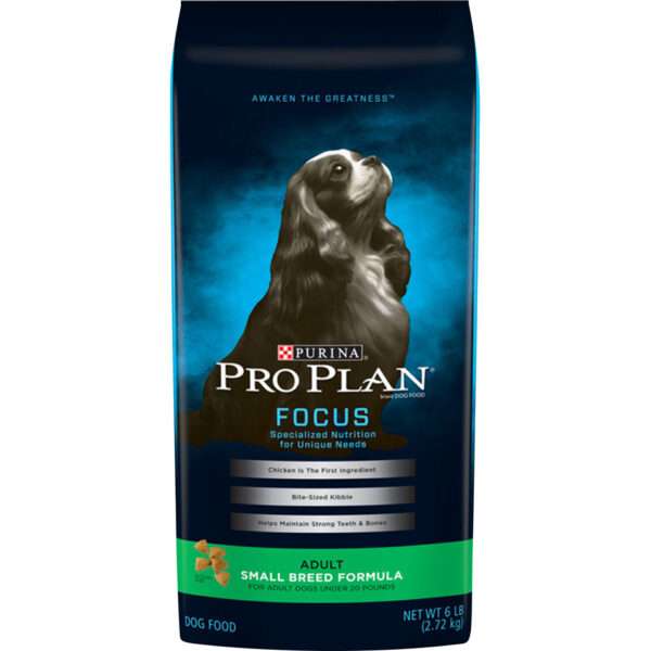 Purina Pro Plan Focus Chicken & Rice Formula Adult Small & toy Breed Dry Dog Food - 6 lb Bag