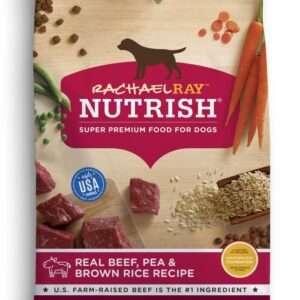 Rachael Ray Nutrish Natural Beef, Pea, & Brown Rice Recipe Dry Dog Food - 28 lb Bag