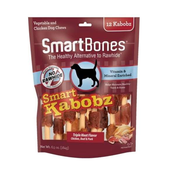 SmartBones Kabobz Dog Treat - 6.5 oz