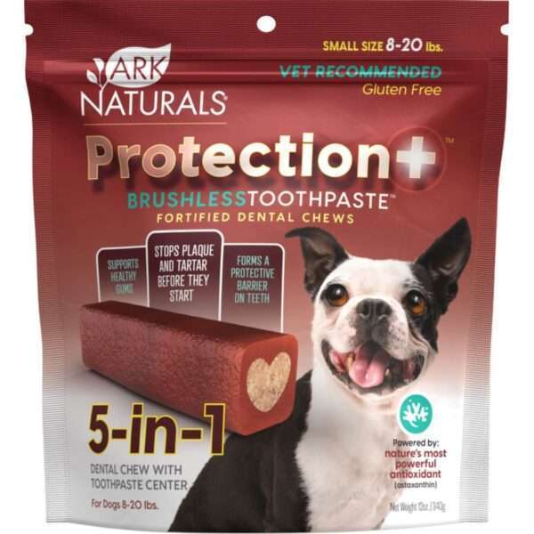 Ark Naturals Protection+ Brushless Toothpaste Dental Chew Dog Treat | 1 L