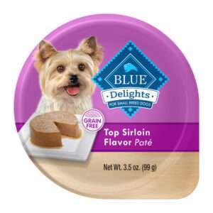 Blue Buffalo Delights Top Sirloin Flavor Small Breed Adult Dog Food | 3.5 oz - 12 pk
