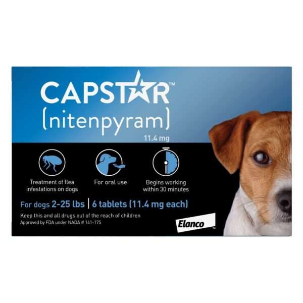 Capstar Capstar Flea Oral Treatment For Dogs, 2 25 Lbs | 6 cnt