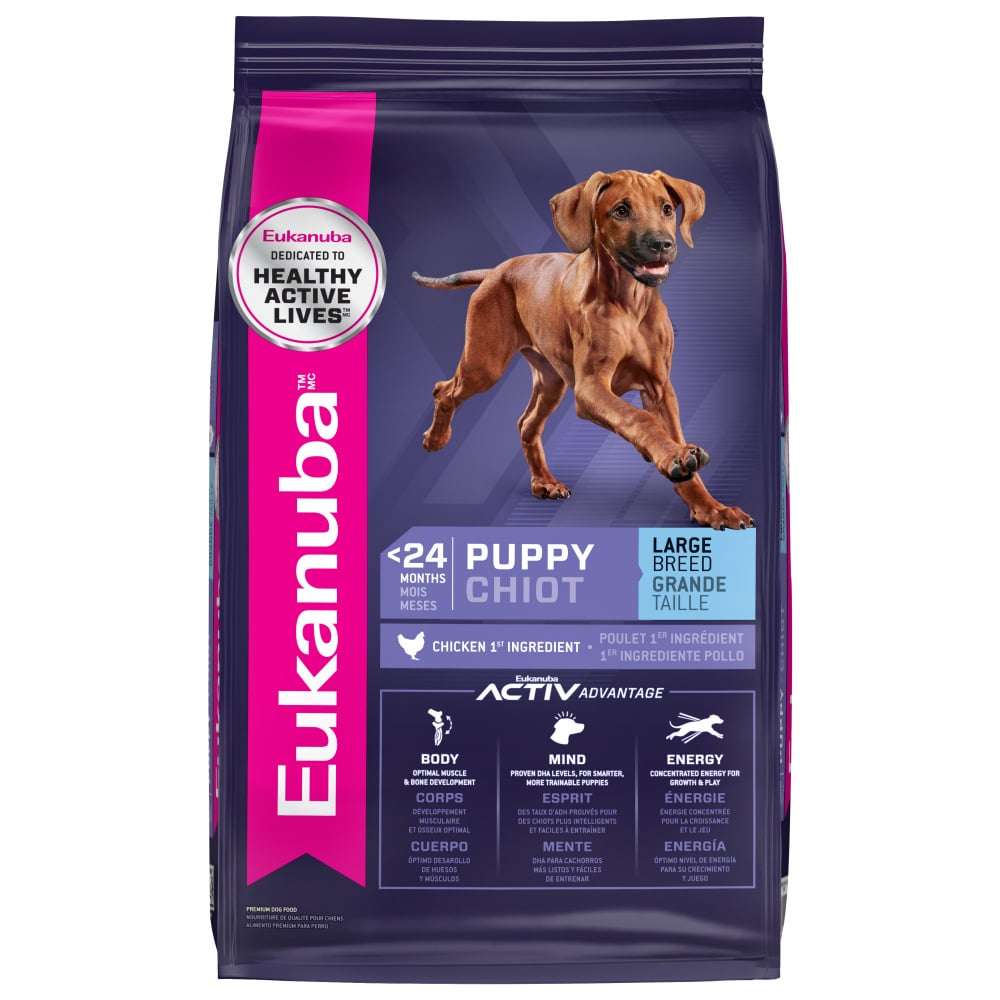 Eukanuba Large Breed Puppy Chicken Formula Dry Dog Food - 30 lb Bag