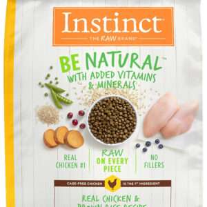 Instinct Be Natural Chicken & Brown Rice Recipe Dry Dog Food - 25 lb Bag