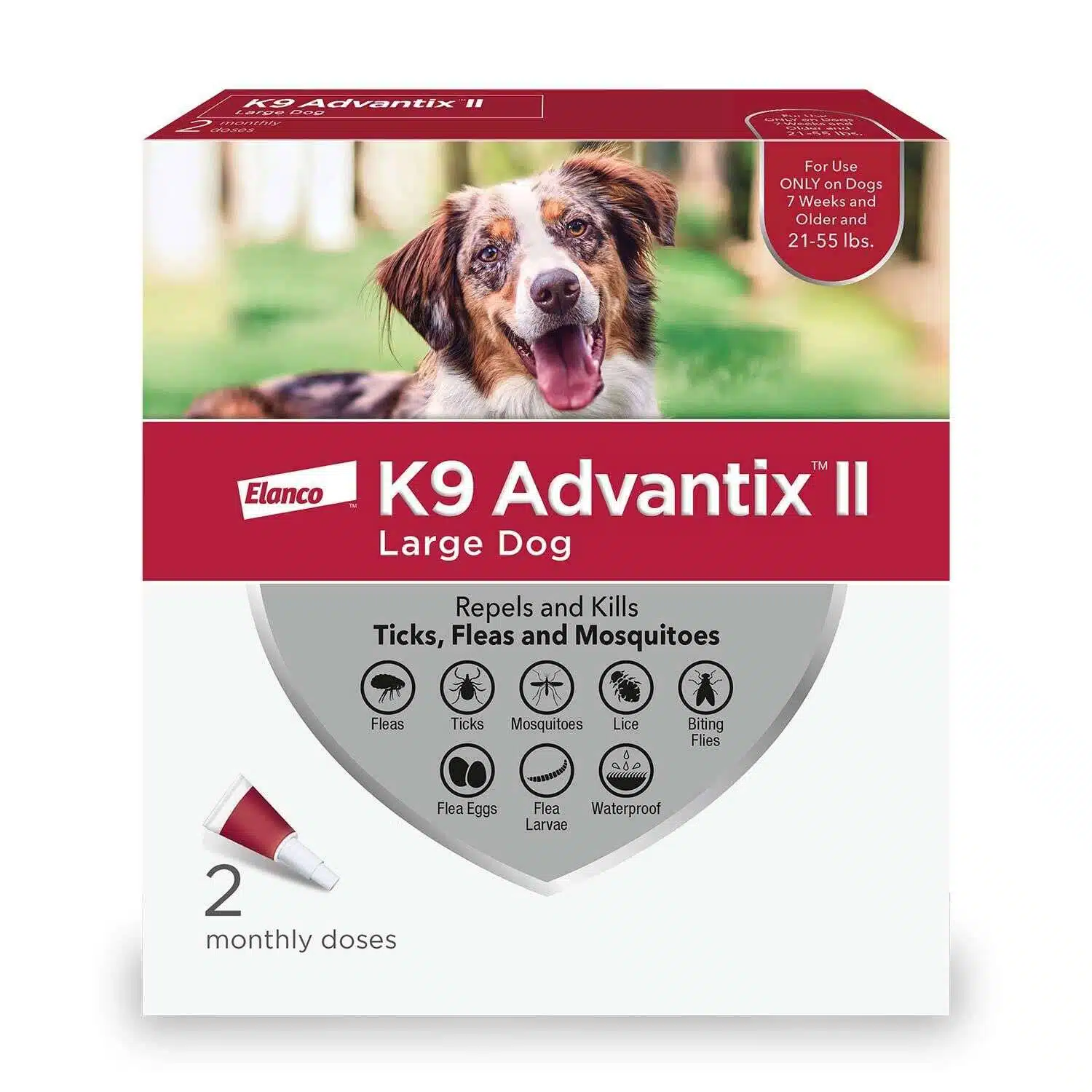 K9 Advantix Ii K9 Advantix Ii Flea & Tick Treatment For Dogs, 21 55 Lbs | 6 pk