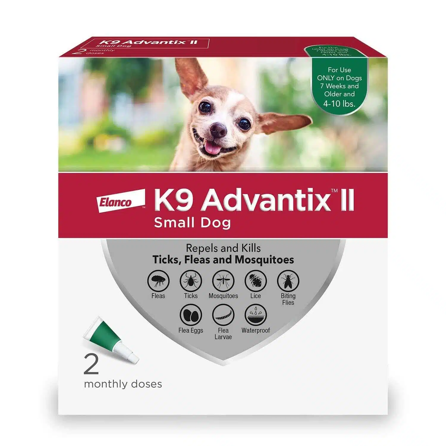 K9 Advantix Ii K9 Advantix Ii Flea & Tick Treatment For Dogs, 4 10 Lbs | 2 pk