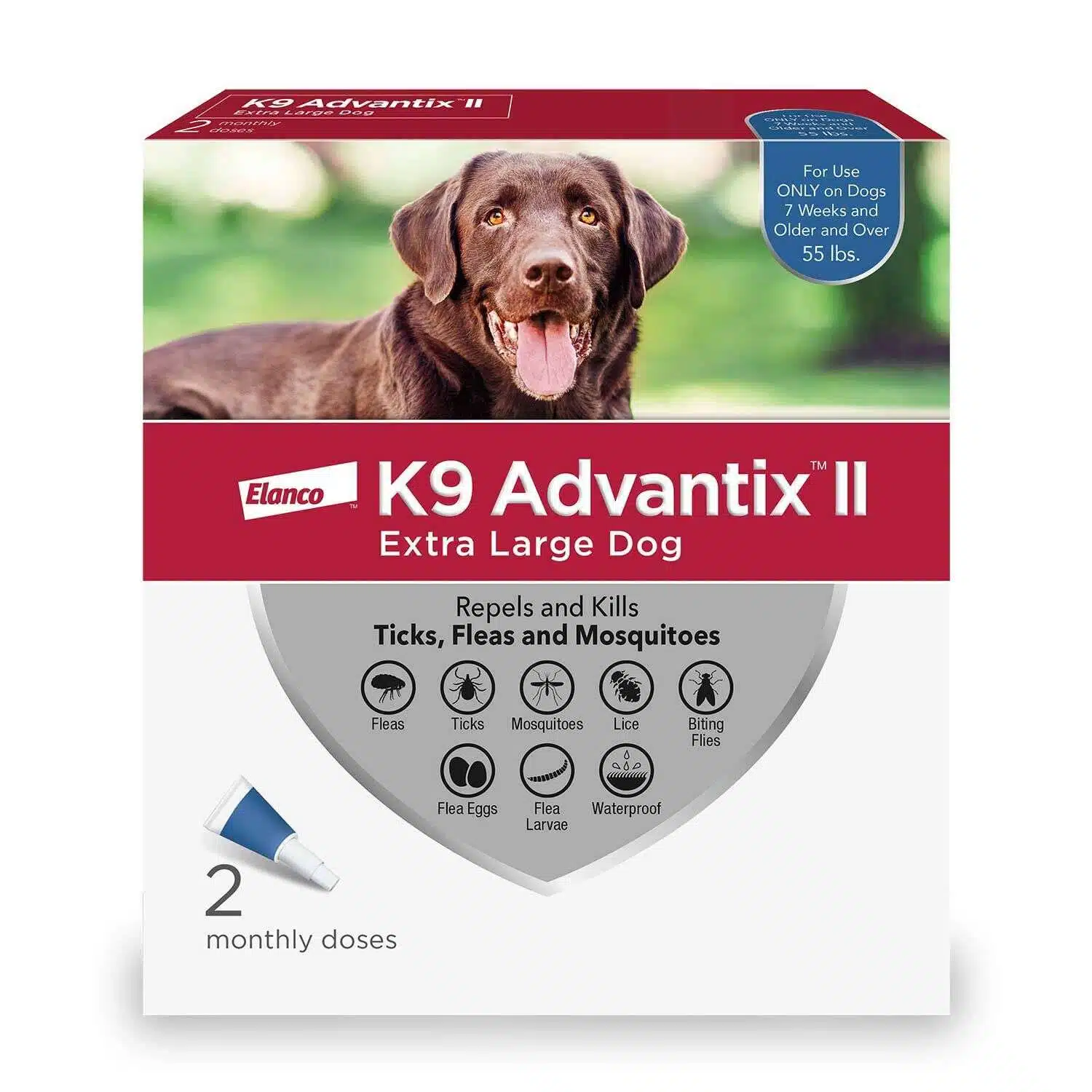 K9 Advantix Ii K9 Advantix Ii Flea & Tick Treatment For Dogs, Over 55 Lbs | 6 pk