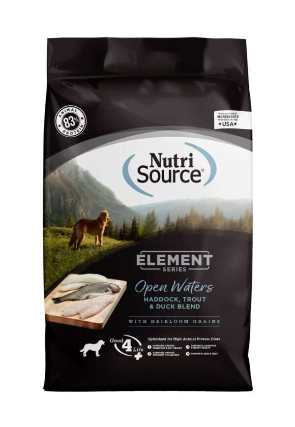 NutriSource Element Series Open Waters Recipe Dry Dog Food - 24 lb Bag