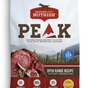 Rachael Ray Nutrish Peak Open Range Grain Free Beef, Venison, & Lamb Recipe Dry Dog Food - 12 lb Bag