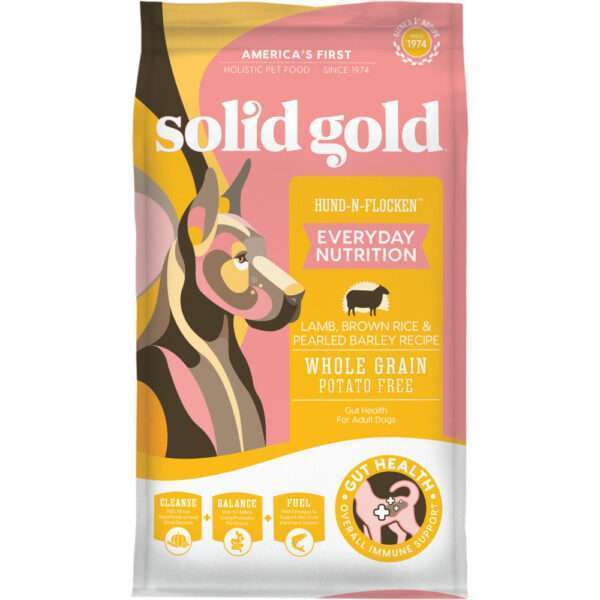 Solid Gold Hund-n-Flocken with Lamb Dry Dog Food - 4 lb Bag