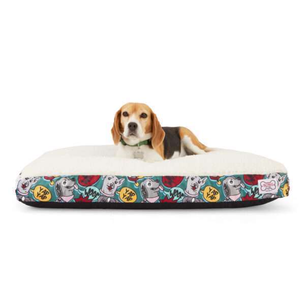 BOBS from Skechers Multicolor Comic-Printed Lounger Dog Bed