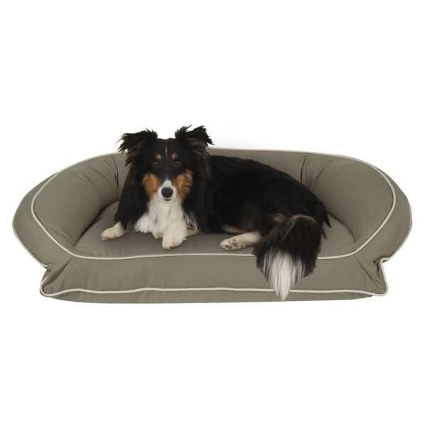 Carolina Pet Company Classic Canvas Memory Foam Bolster Dog Bed