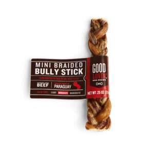Good Lovin' Mini Braided Bully Stick Dog Chew, 0.25 oz.
