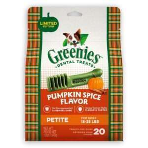 Greenies Greenies Pumpkin Spice Flavor Petite Size Dental Chew Treats For Dogs | 12 oz