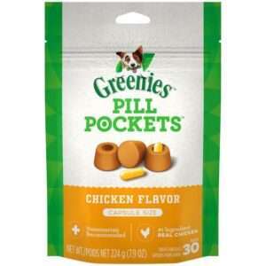 Greenies Pill Pockets Canine Chicken Flavor Dog Treats - 31.6 oz (2 x 15.8 oz)