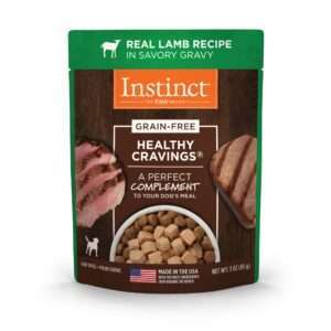 Instinct Healthy Cravings Grain Free Real Lamb Recipe Natural Wet Dog Food Topper, 3 oz., Case of 24, 24 X 3 OZ