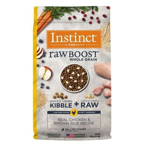 Instinct Instinct Raw Boost Whole Grain Real Chicken & Brown Rice Recipe Dry Dog Food | 20 lb