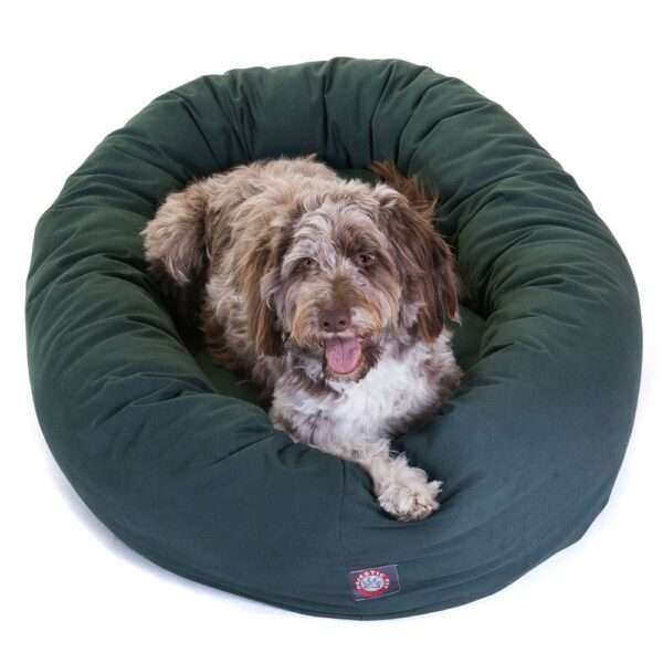 Majestic Pet Bagel Dog Bed in Dark Green, Size: 52"L x 35"W 11"H | PetSmart