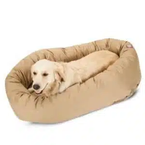 Majestic Pet Bagel Dog Bed in Khaki, Size: 40"L x 29"W 9"H | PetSmart