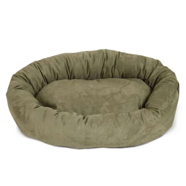Majestic Pet Products Bagel Dog Bed in Sage, Size: 24"L x 19"W 7"H | Polyester PetSmart
