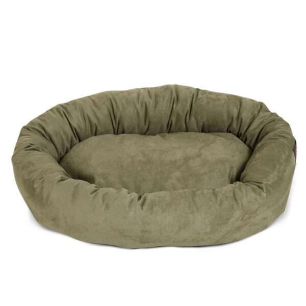 Majestic Pet Products Bagel Dog Bed in Sage, Size: 32"L x 23"W 7"H | Polyester PetSmart