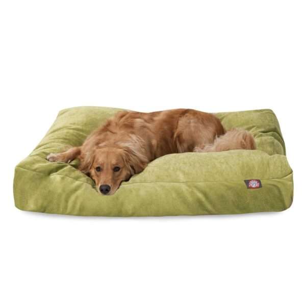 Majestic Pet Villa Collection Rectangle Dog Bed in Apple, Size: 50"L x 42"W 5"H | Polyester PetSmart