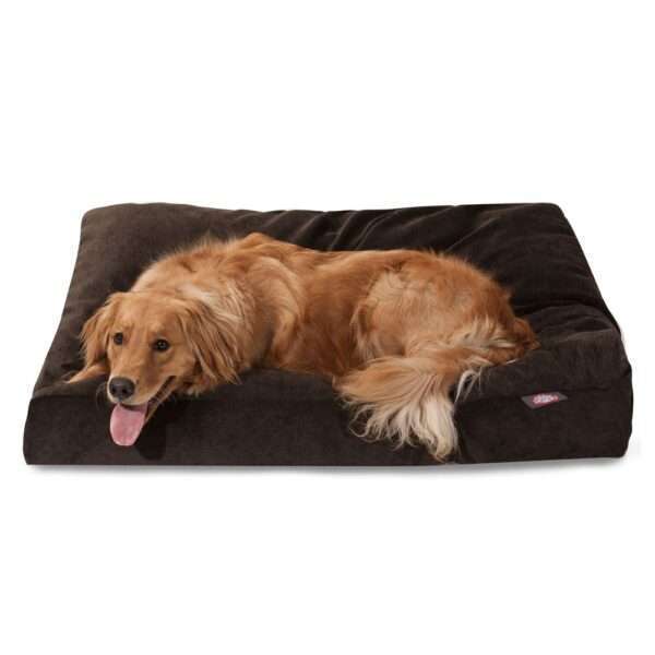 Majestic Pet Villa Collection Rectangle Dog Bed in Storm, Size: 50"L x 42"W 5"H | Polyester PetSmart