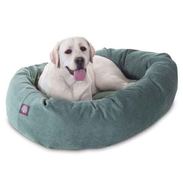 Majestic Pet Villa Micro-Velvet Bagel Dog Bed, Size: 40"L x 29"W 9"H | Polyester PetSmart