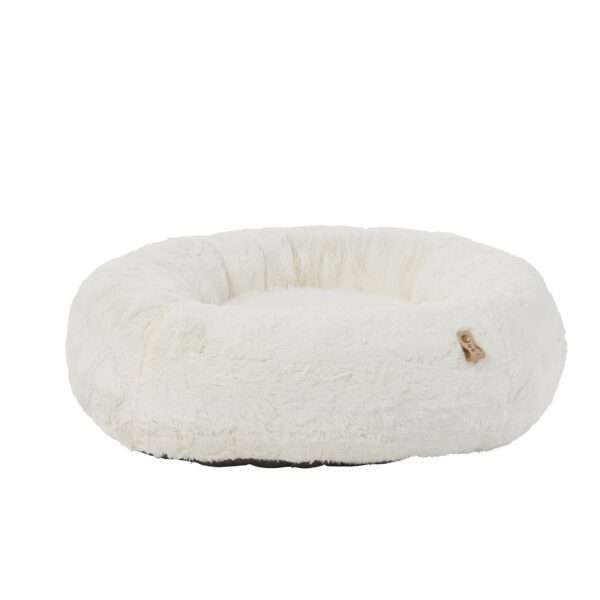 Merry & Bright, Holiday Ivy Lux Donut Dog Bed, Size: 22"L x 22"W 6.5"H | Polyester PetSmart