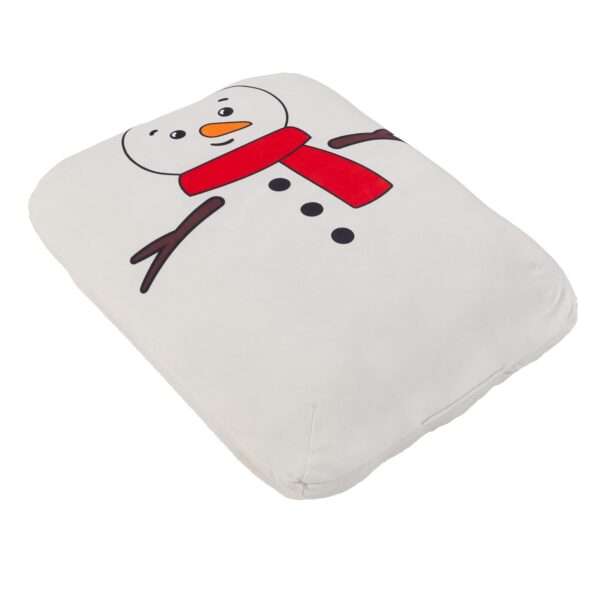 Merry & Bright, Holiday Snowman Squishy Pillow Dog Bed, Size: 24"L x 20"W 5"H | Polyester PetSmart