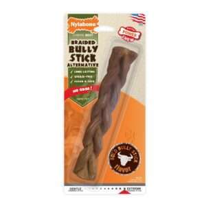 Nylabone DuraChew Power Chew Braided Bully Stick Alternative Dog Toy - Bold Flavor, Size: Large | PetSmart
