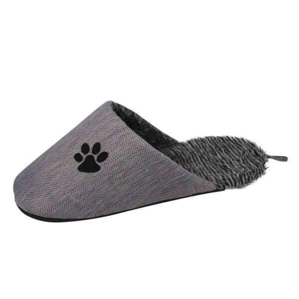 Pet Life Fashion Slipper Dog Bed in Grey | Nylon PetSmart