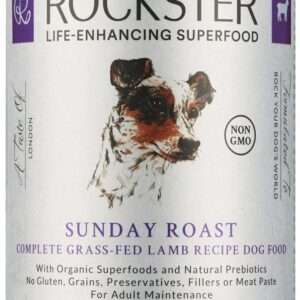 Rockster Sunday Roast Complete Grass Fed Lamb Recipe Canned Dog Food - 12 oz, case of 12
