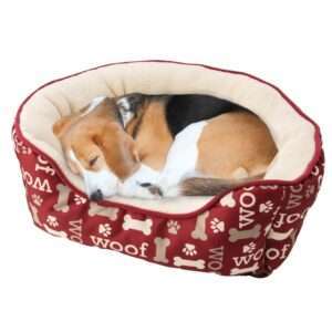 Sleep Zone Sleep Zone Scallop Step In Bolster Dog Bed | 1 EA
