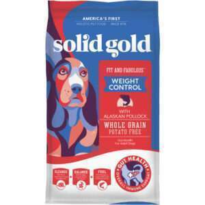 Solid Gold Fit & Fabulous Adult Low Fat & Low Calorie with Fresh Caught Alaskan Pollock Dry Dog Food - 24 lb Bag