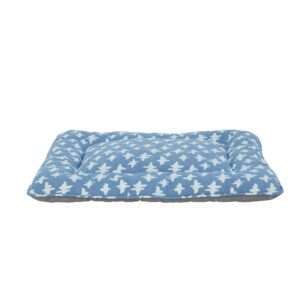 Top Paw Denim Blue Print Pillow Dog Bed, Size: 28"L x 22"W 2"H | Polyester PetSmart