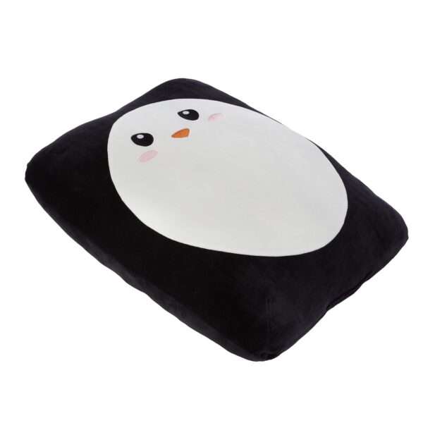 Top Paw Penguin Squishy Pillow Dog Bed in White, Size: 24"L x 20"W 5"H | Polyester PetSmart